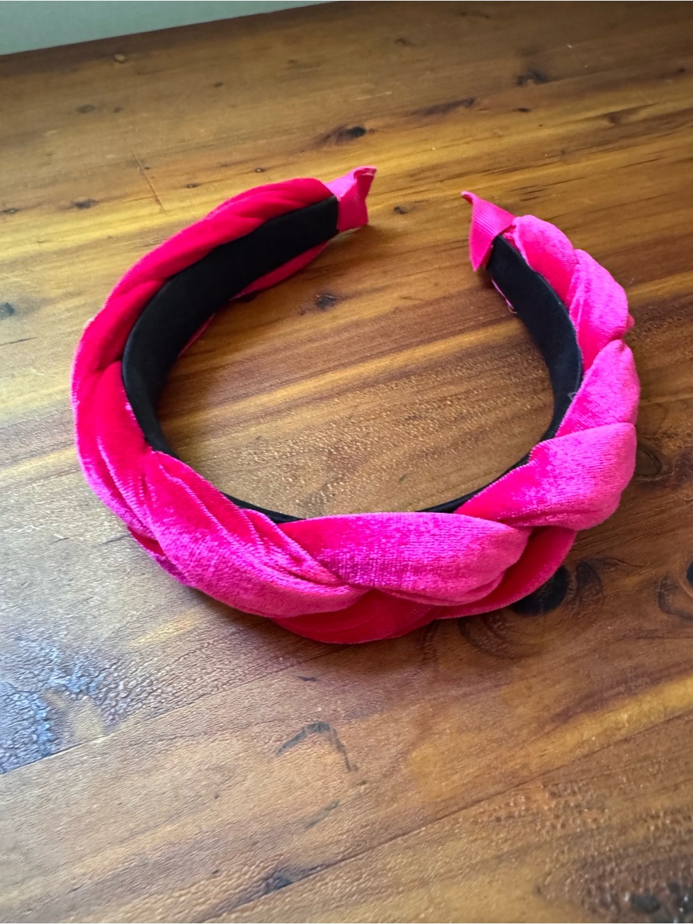Velvety braided headband new